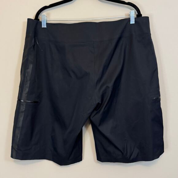 Lululemon Board Shorts Mens 40 Black Lace Beach Summer Surf Swim Trunks Athletic - Picture 2 of 8